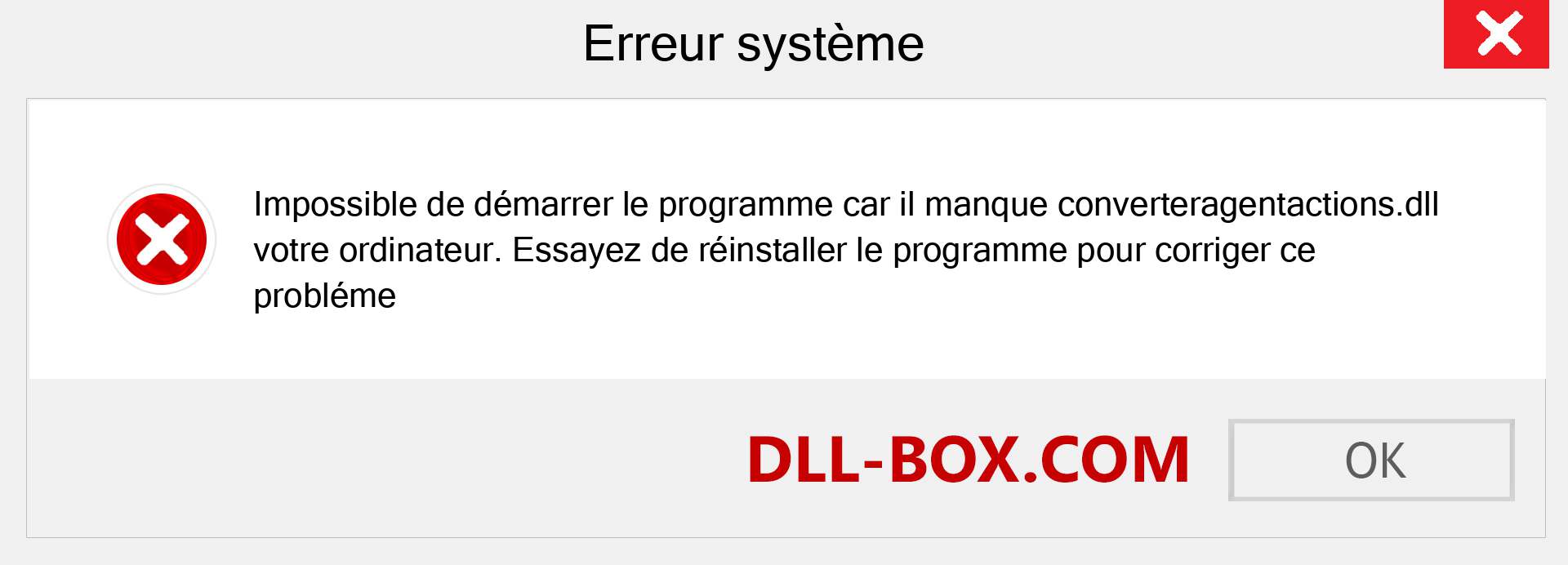 Le fichier converteragentactions.dll est manquant ?. Télécharger pour Windows 7, 8, 10 - Correction de l'erreur manquante converteragentactions dll sur Windows, photos, images